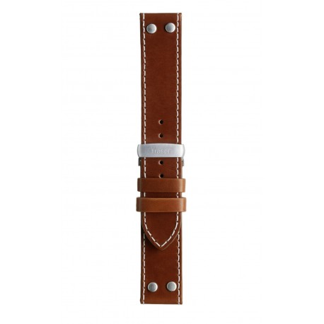 T5 Aviator leather watch strap, BROWN