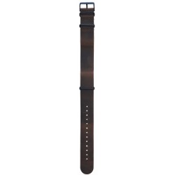 Traser® H3 leather NATO watch strap, BROWN VINTAGE